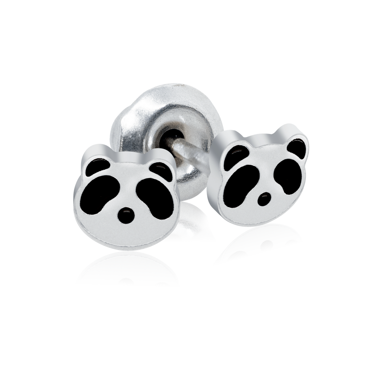 QPP Click Kids Panda Face Emaille, Artikel-Nr. CLK-KPF01W / Kurz-Nr. K33