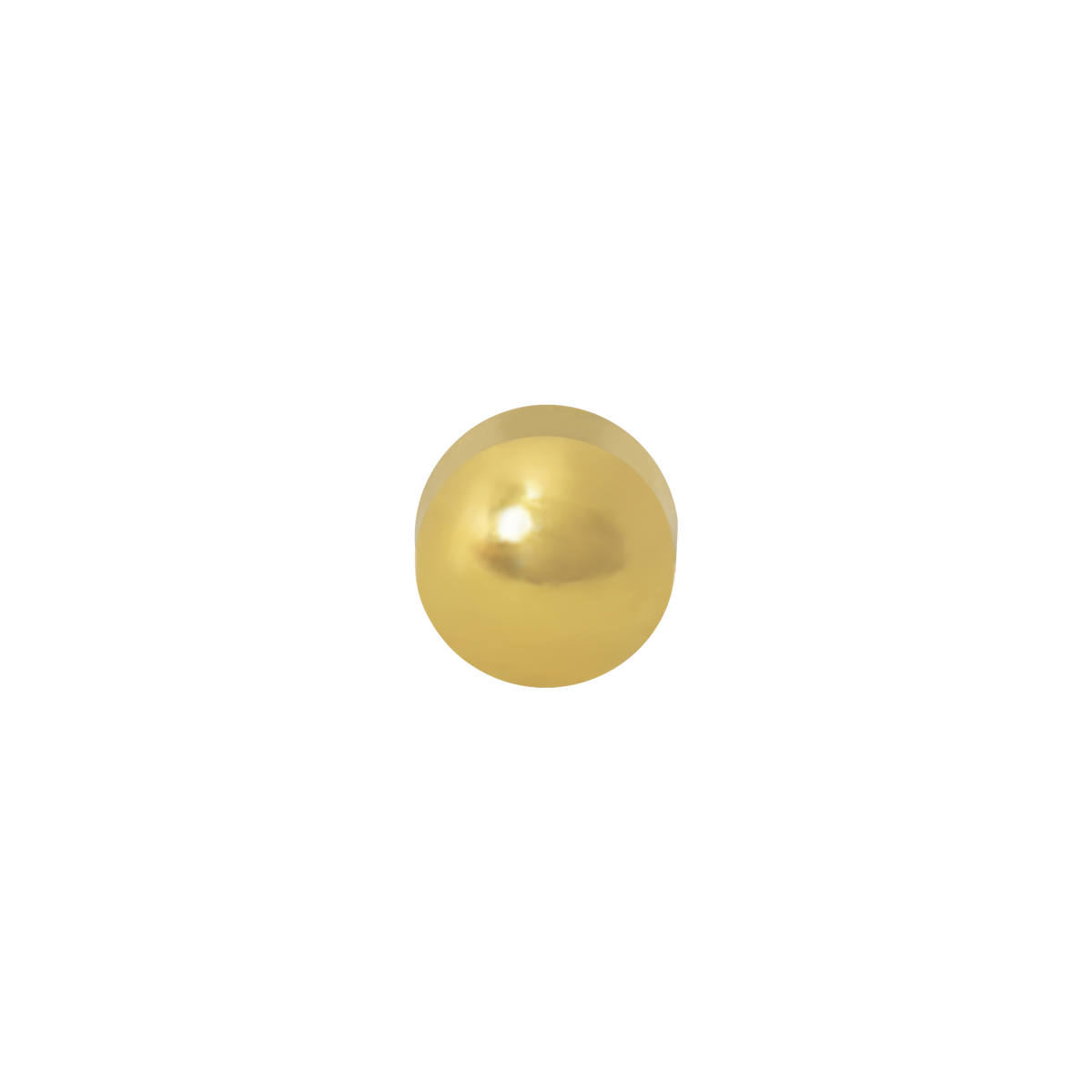 QPP Click 3mm Nasenpiercing-Kugel, vergoldet, Art.-Nr. CLK-NB00Y / Kurz-Nr. A58
