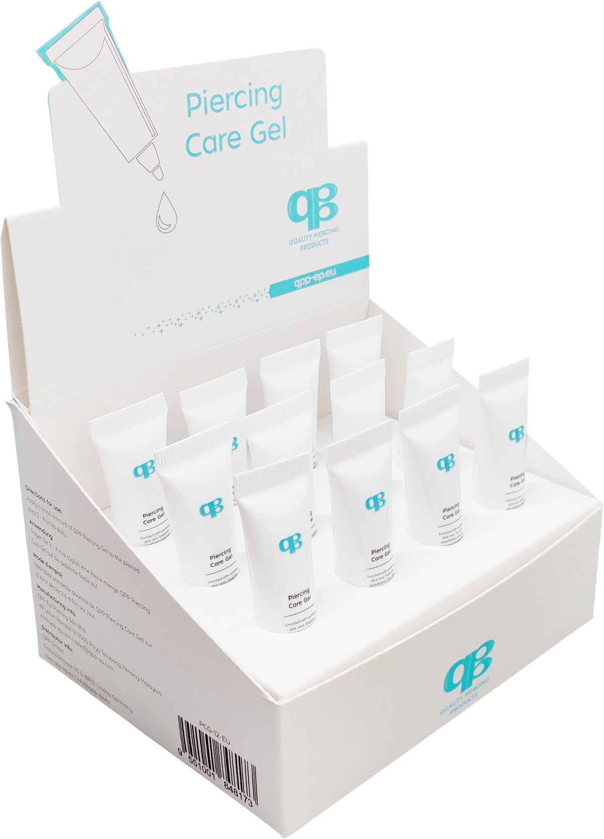 QPP Ohrenpflegegel à 7ml, 12 Tuben pro Karton, Artikelnummer PCG-12-EU