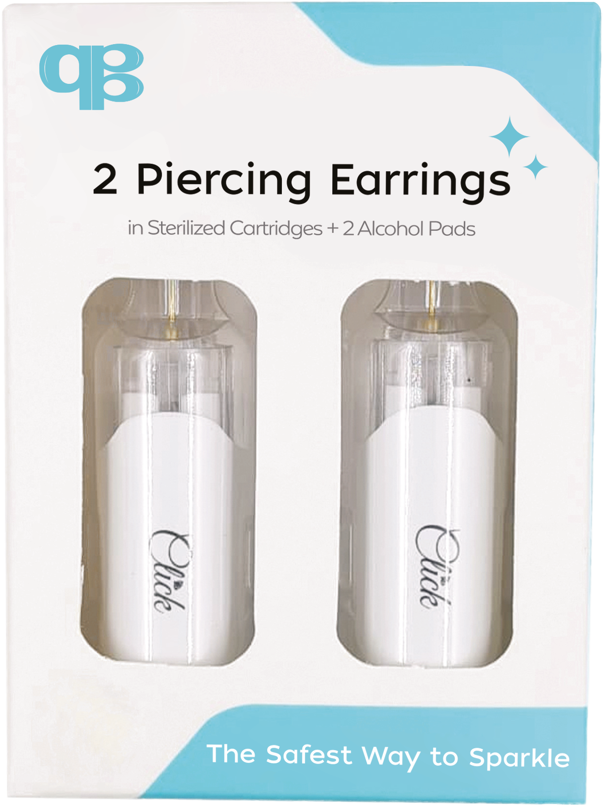 QPP Klick-Schmetterling Emaille Pink, vergoldet, Artikel-Nr. CLK-BU01Y / Kurz-Nr. A18