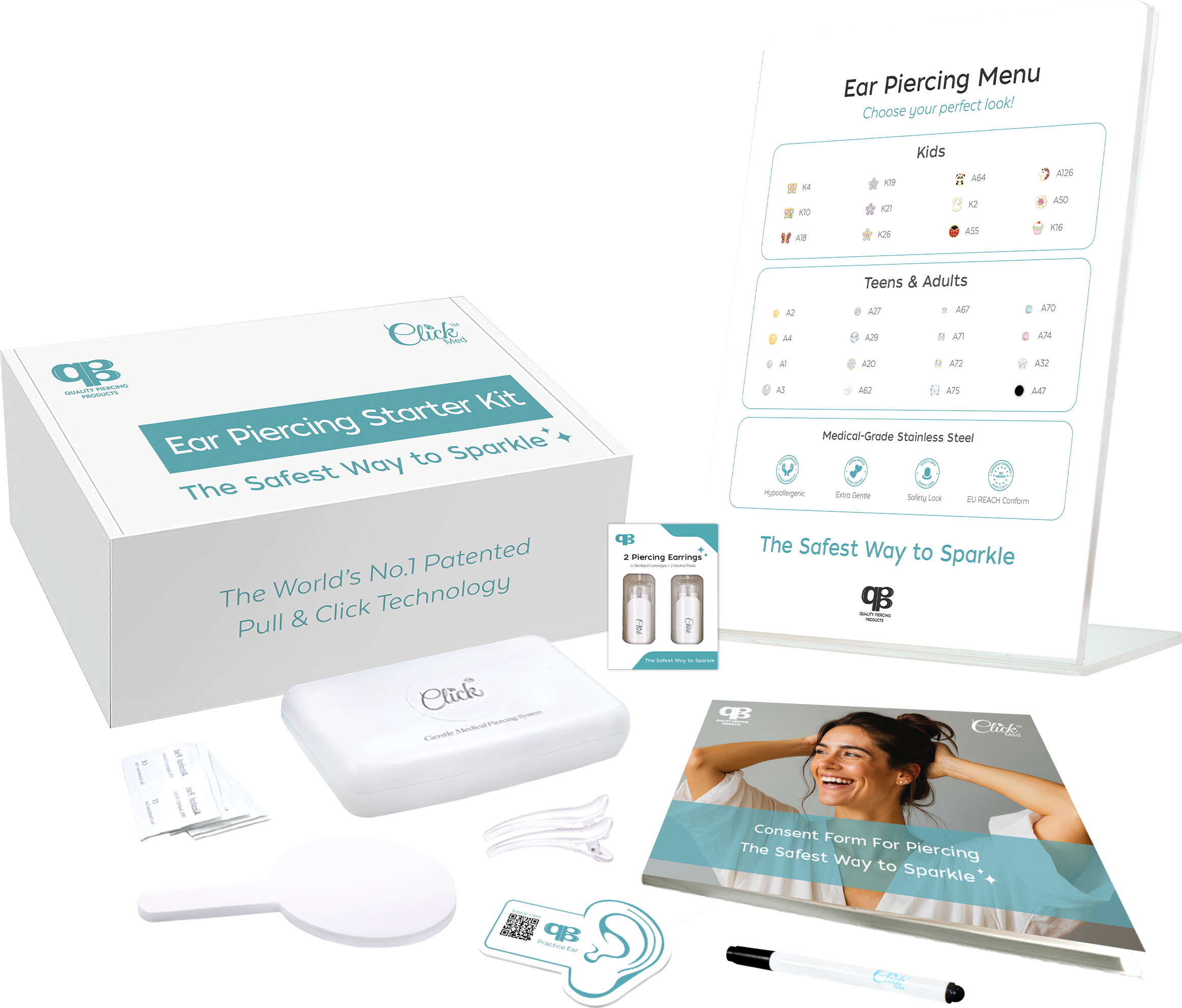 QPP Click Core Collection Starter Kit, Deutsch, Artikelnummer CCSK-72-EU-DE