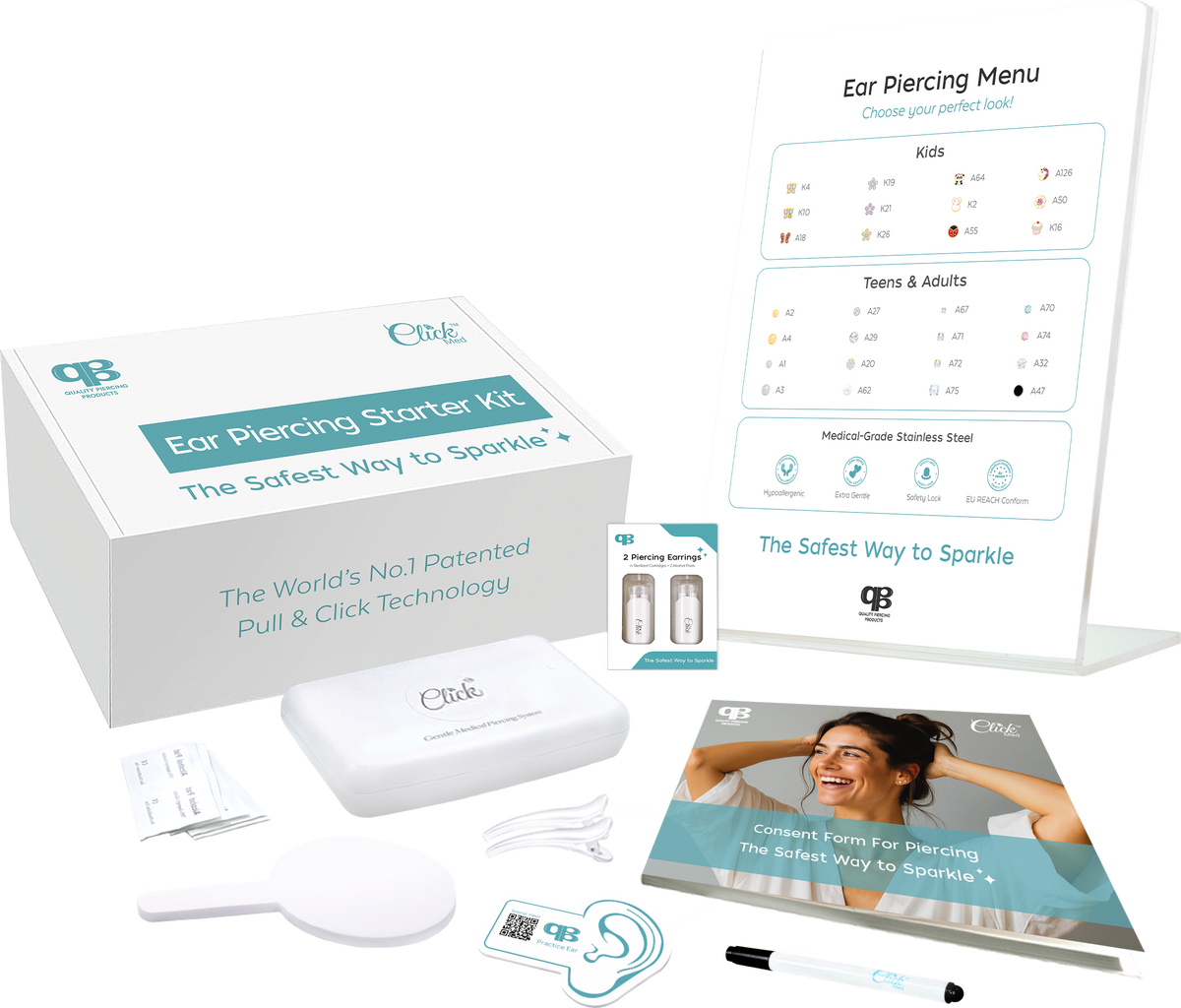 QPP Click Core Collection Starter Kit, German, Item no. CCSK-72-EU-DE Bundle